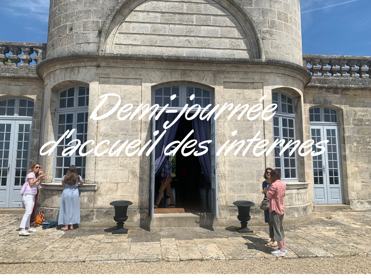 Demi-journée d’accueil des internes de Haute-Gironde